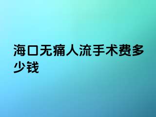 海口无痛人流手术费多少钱